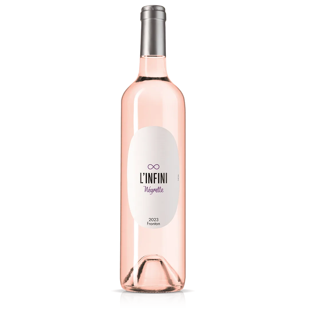 L'infini vin rosé 100% négrette - AOP Fronton