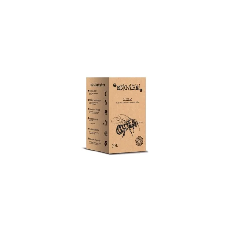 Bag in box AOP gaillac 10 litres Engagé