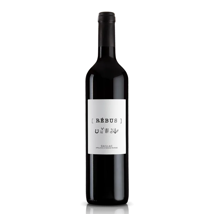 Rébus vin rouge 100% braucol AOP Gaillac