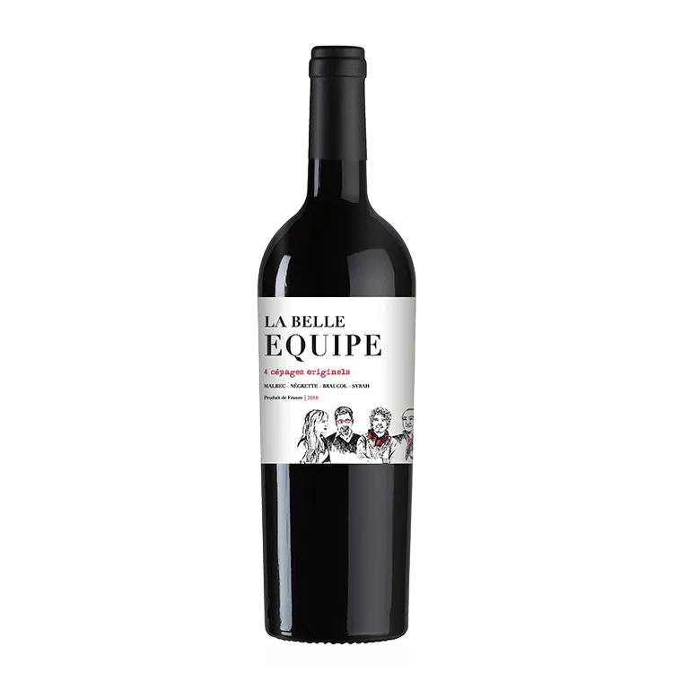 La belle équipe Vin de France rouge