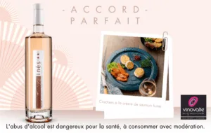 Accord parfait - Ines et ses crackers à la crème de saumon fumé