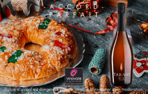 Vin à boire avec une galette des rois : Tarani Rosé Fines Bulles