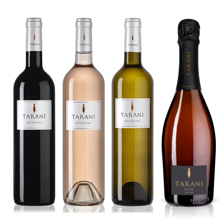 Coffret découverte - Tarani rouge, blanc, rosé et rosé fines bulles - IGP Comté Tolosan