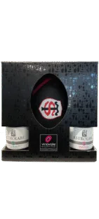 La box du Stade Toulousain - gamme Astrolabe et ballon de rugby